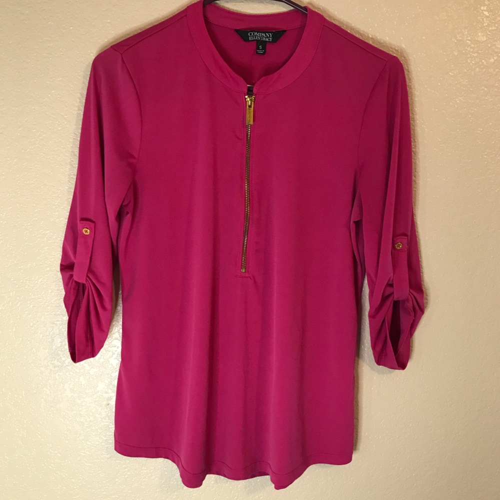 Company Ellen Tracy Pink Shirt Size Small